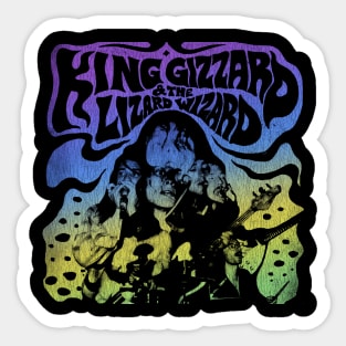 King Gizzard & Lizard Wizard Rainbow Sticker